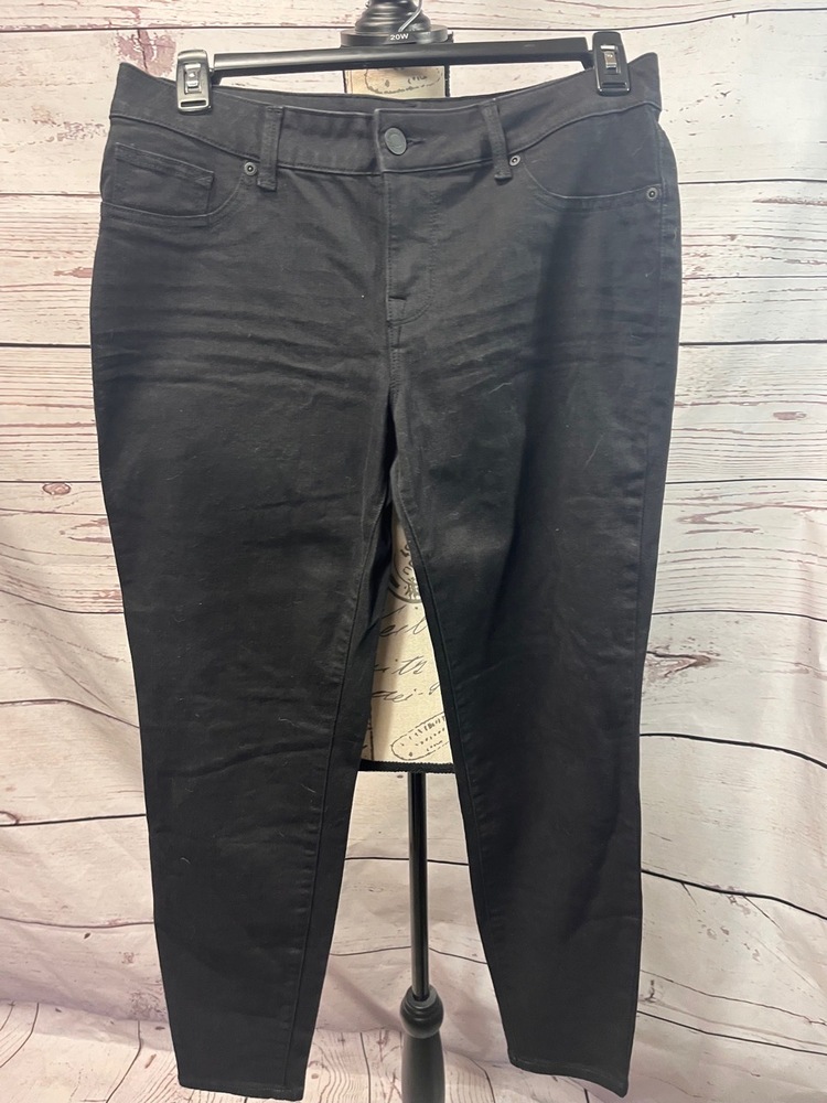 Maurices Pants Womens Large Black Skinny Stretch Casual Jeans‎ Comfort